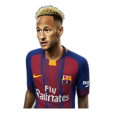 Neymar at barcelona sticker