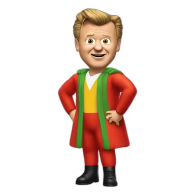 Louis van Gaal in teletubby outfit sticker