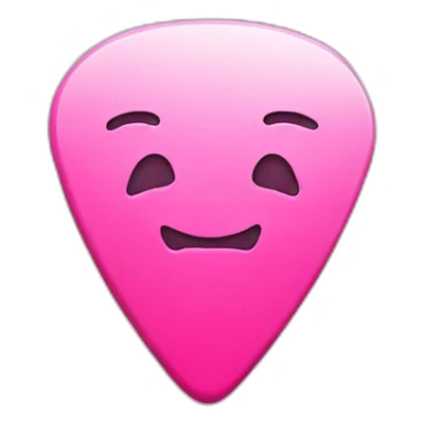 guitar-pick-pink sticker
