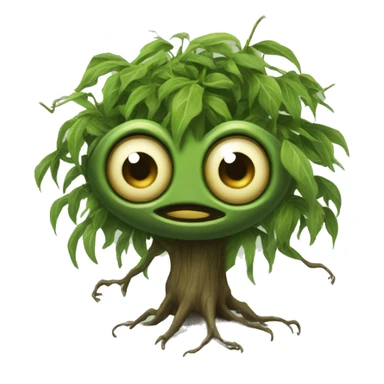 bowtruckle: Small, tree-guardian creatures resembling sticks with eyes, known for their attachment to particular trees and wood. sticker