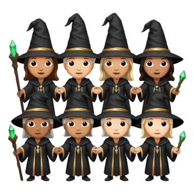 make bitlife kind of bitmojies of the harry potter universe. Make different kind of wizards and witches with different ages. sticker