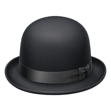 a bowler hat sticker