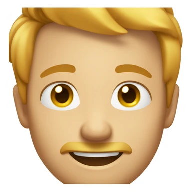 sweaty and smiling sticker