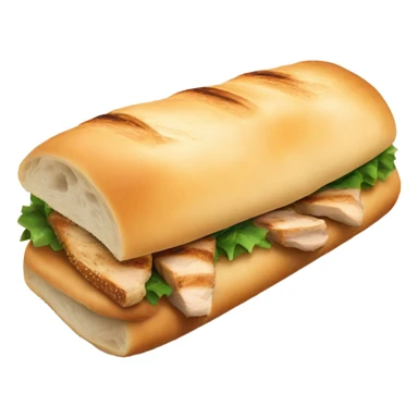 ciabatta with chicken sticker
