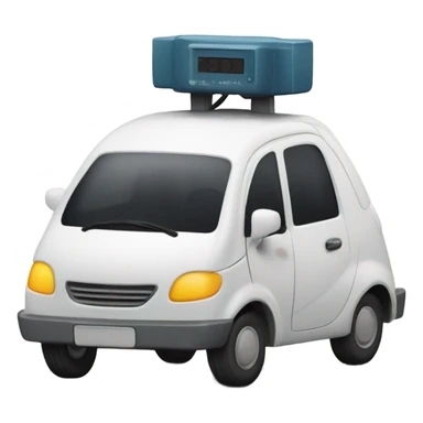 borne voiture électrique sticker