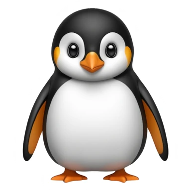 side eyeing penguin sticker