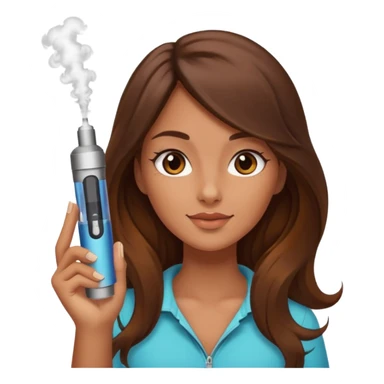 girl with vape sticker