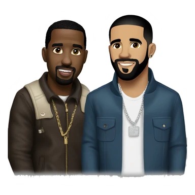 p diddy and drake sticker