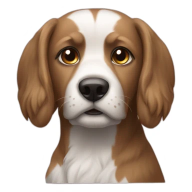 chat sur un chien sticker