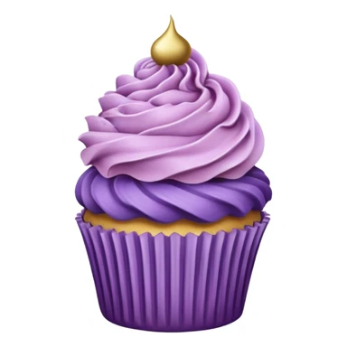purple cupcake rococo sticker