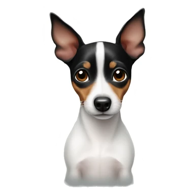 Black jack rat terrier sticker