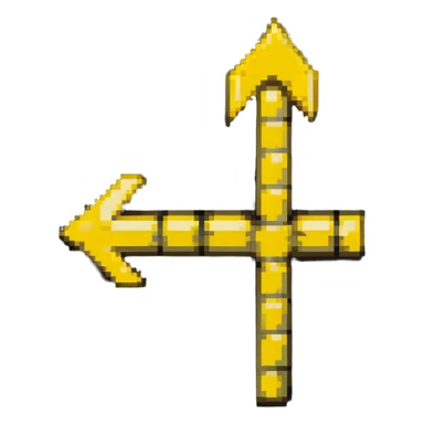 bright yellow arrow painted on stone, Camino de Santiago marker sticker