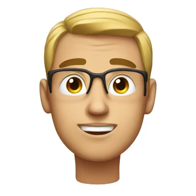 a guy looking to the top with the eyes over the horizon sticker