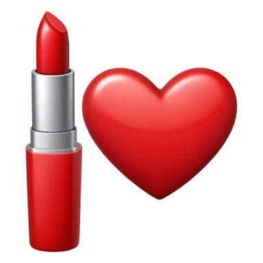 Lipstick mark kiss sticker