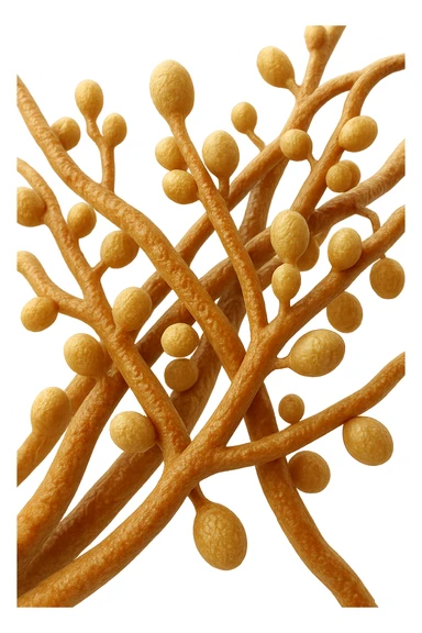 CANDIDA INTESTINALE, IPERREALISTICA 4K sticker