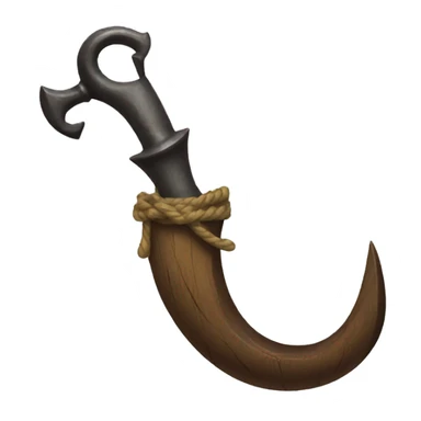 pirate hook sticker