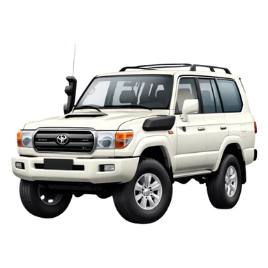 Toyota Land Cruiser - Toyota (Model Year: 2021) (Iconic colour: White) sticker