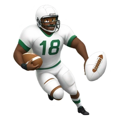 Rugbyman jouant au Football  sticker