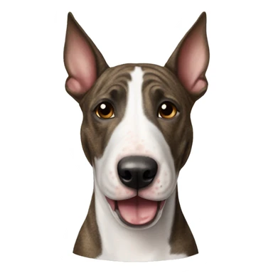 Bullterrier brindle sticker