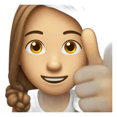 somewhat thumbs up sticker