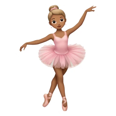 with a tutu attached and legs and point shoes sticker