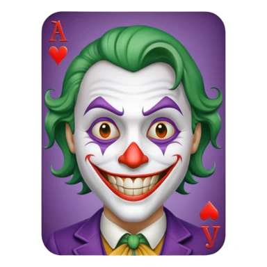 Joker Card Icon sticker