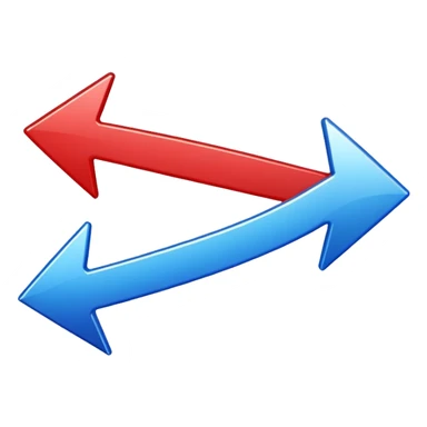 Make me an emoji to my school Holy cross davao college  representing this three colors ❤️💙🤍 make it like an double arrow down. sticker