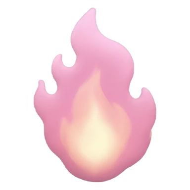 pastel pink fire  sticker
