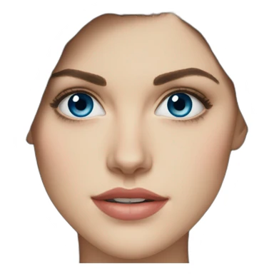 Alexandra Daddario with blue eyes sticker