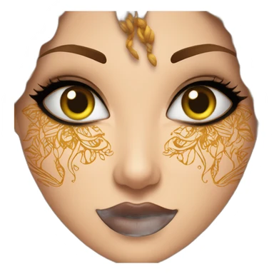 Wild eyes daler mendhi sticker