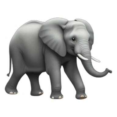 Éléphant minuscule sticker