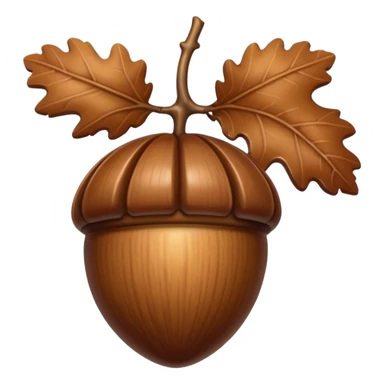 oak acorn sticker