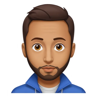 Anwar Jibawi with dark brown hair sticker