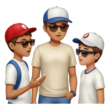 Cringe dad trying to be cool with kids friends sticker