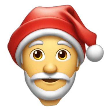 lignac avec un bonnet de père-noël sticker