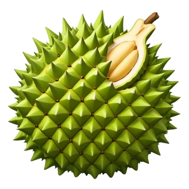 Emoji durian sticker