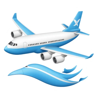 emoji con texto XimaTravel +avión sticker