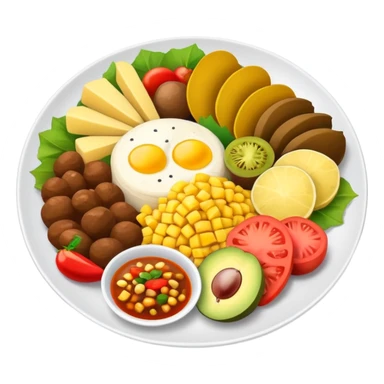 Ecuatorian food  sticker