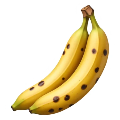 Brown banana sticker