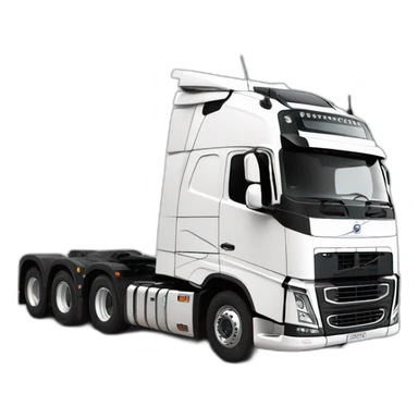 Volvo fh4 white sticker