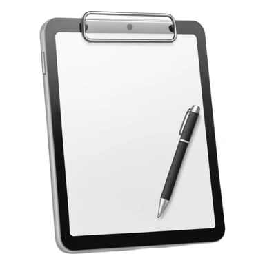 digital notepad with no clip sticker