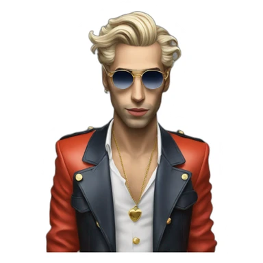 achille lauro eurivision sticker