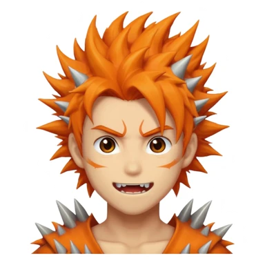 Anime Dragon Human Orange He/Him sticker