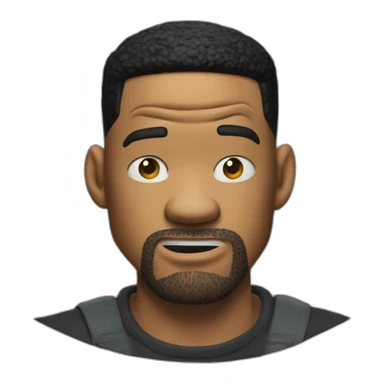 will smith angry behind is newspaper sticker