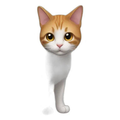 Cat open the door  sticker