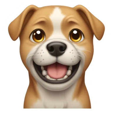 A dog crying sticker