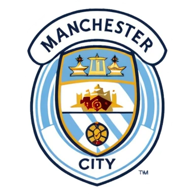 manchester city fc logo sticker