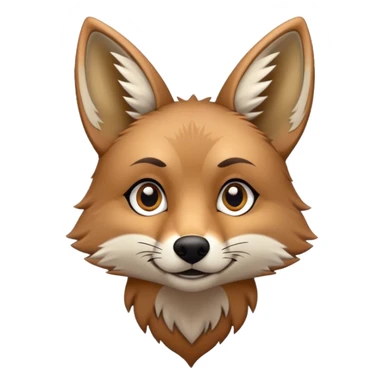 Starry-eyed Coyote  sticker