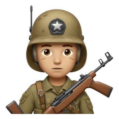 soldier emoji last war sticker