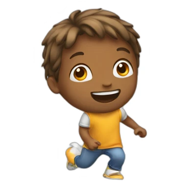 Kids playing sticker